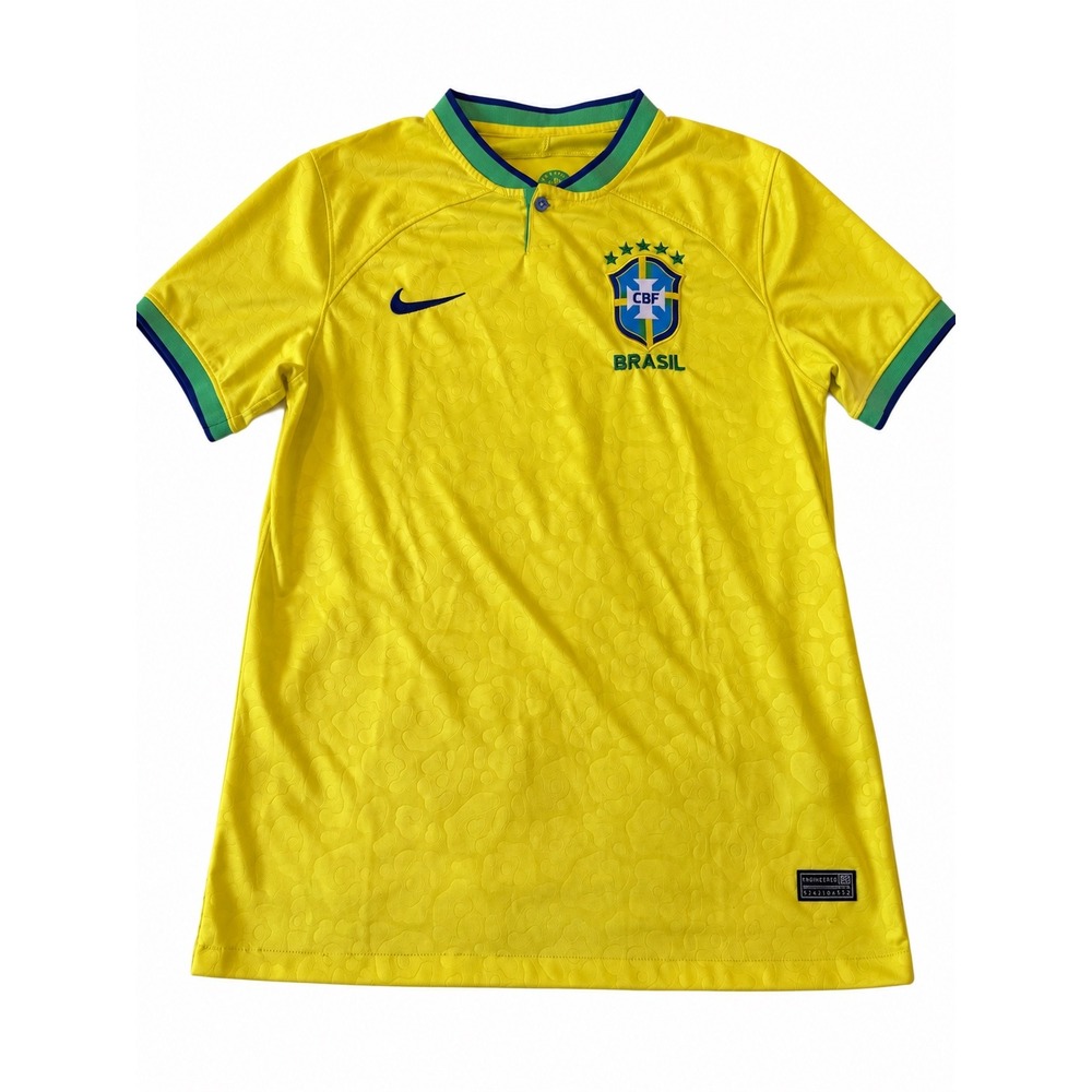 Nike Brazil National Team 2022 Home Jersey Yellow Dri-FIT XL Women Soccer Top